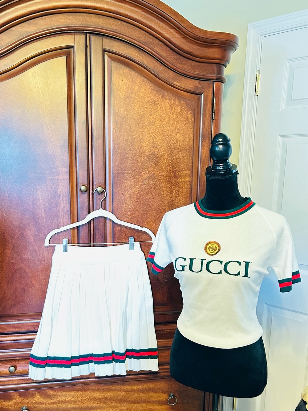 Fashion Tennis Skirt with Top
